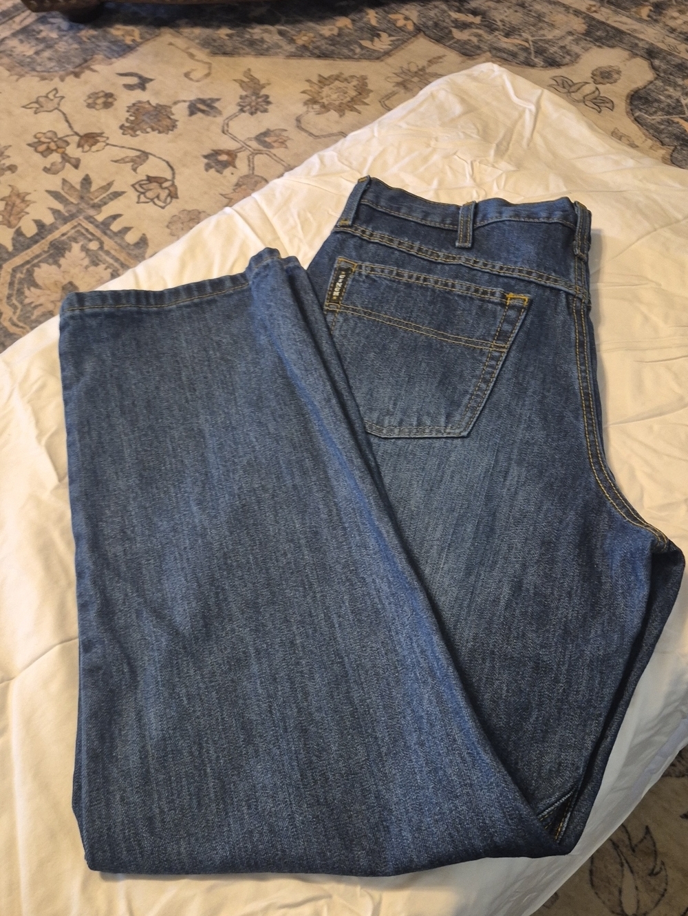 Cinch Jeans  Black Patch.relaxed Fit. 34"×32". EC.(#3005D). Style#MB90634002.